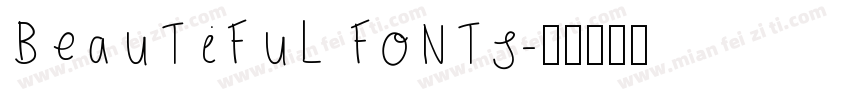 beautiful fonts字体转换